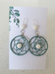 Magnesite Dream Catcher Earrings